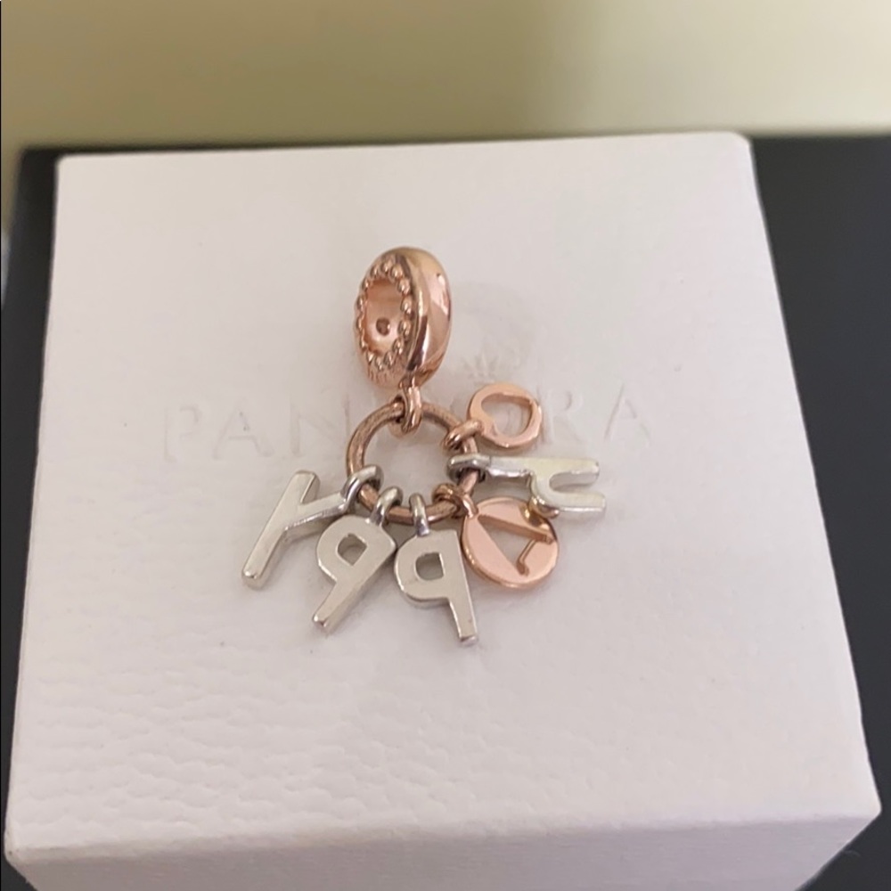 New Pandora Happy Dangle Charm, 100% Authentic. - Picture 4 of 8